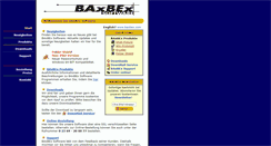 Desktop Screenshot of baxbex.de