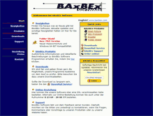 Tablet Screenshot of baxbex.de